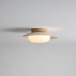 French Acrylic Round Ceiling Light - Image 10