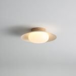 French Acrylic Round Ceiling Light - Image 11