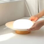 French Acrylic Round Ceiling Light - Image 2