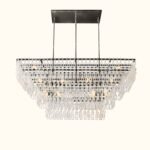 Marignan Tiered Rectangular Chandelier - Image 9