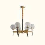 Orrefors_Ball_Brass_Chandelier_Visual_Comfort's_0001