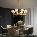 Orrefors_Ball_Brass_Chandelier_Visual_Comfort's_0005