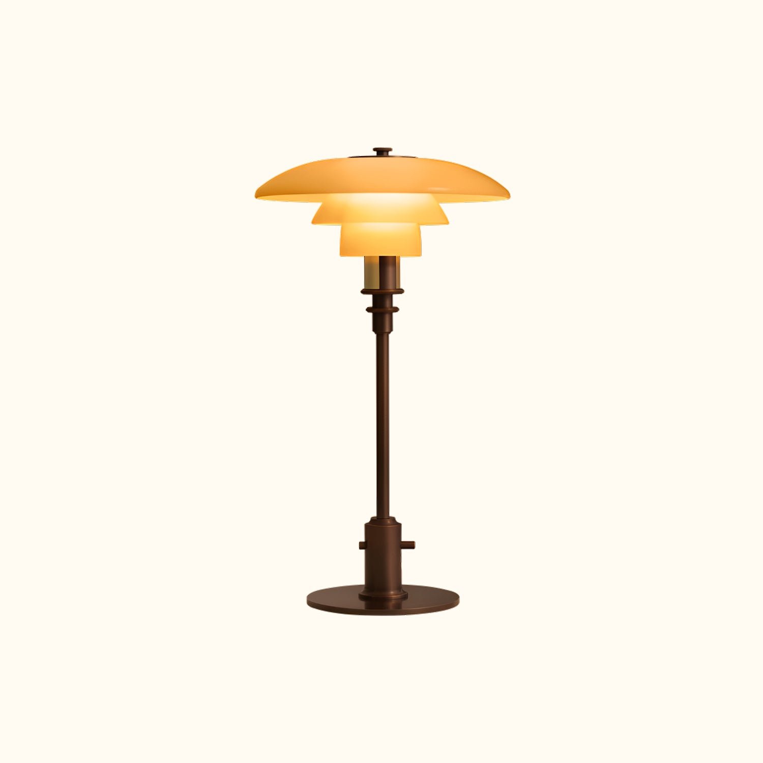 PH_21_Aged_Brass_Table_Lamp_01 PH 2/1 Aged Brass Table Lamp - Image 1