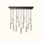 Rain Rectangular Chandelier - Image 6