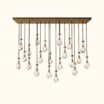 Rain Rectangular Chandelier - Image 7