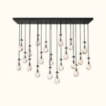 Rain Rectangular Chandelier - Image 8