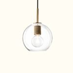 Utilitaire Globe Shade Pendant Light