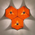 Wonderful Space Age Wall Light - Image 5