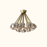Boule De Cristal Clear Glass Flushmount - Image 7