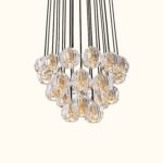 Boule De Cristal Clear Glass Round Cluster Chandelier - Image 14