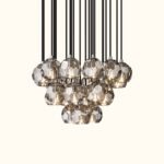 Boule De Cristal Clear Glass Round Cluster Chandelier - Image 17