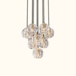 Boule De Cristal Clear Glass Round Cluster Chandelier - Image 34