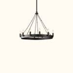 Camino Vintage Candelabra Round Chandelier - Image 2