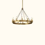 Camino Vintage Candelabra Round Chandelier - Image 12
