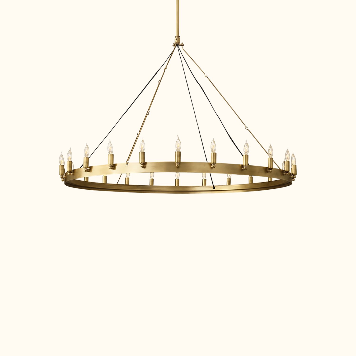 Camino Vintage Candelabra Round Chandelier - Image 9