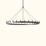 Camino Vintage Candelabra Round Chandelier - Image 8