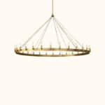 Camino Vintage Candelabra Round Chandelier - Image 7