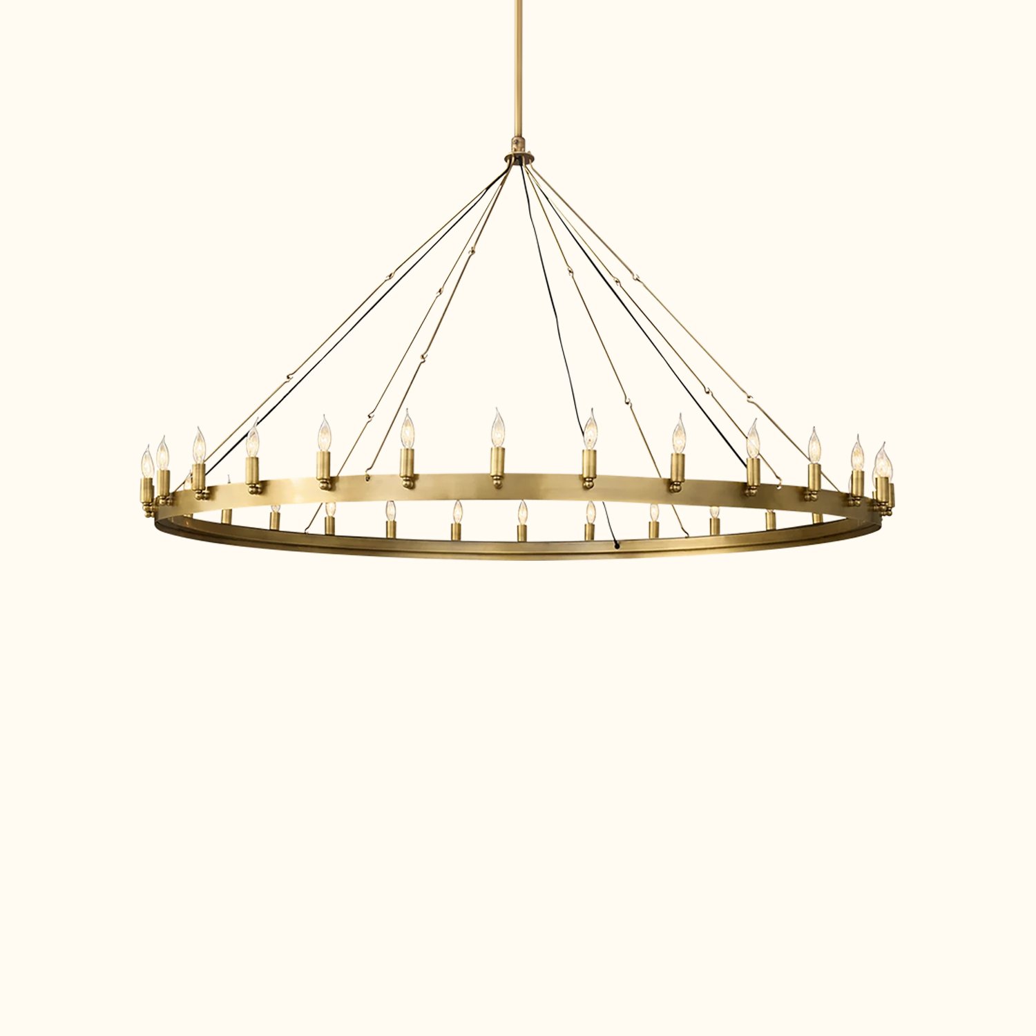 Camino Vintage Candelabra Round Chandelier - Image 7