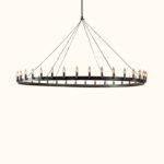 Camino Vintage Candelabra Round Chandelier - Image 6