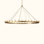 Camino Vintage Candelabra Round Chandelier - Image 5