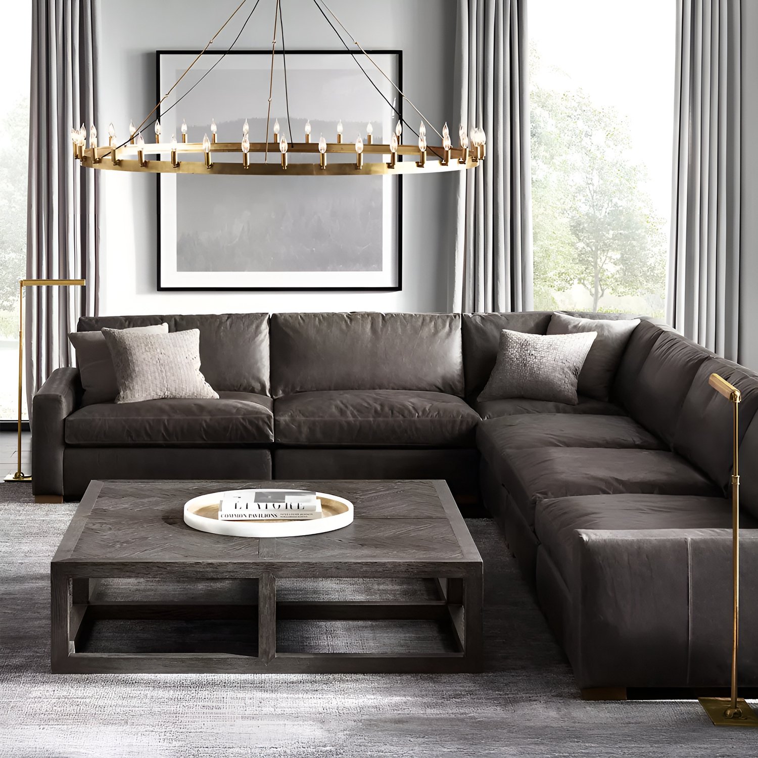 Camino Vintage Candelabra Round Chandelier - Image 4