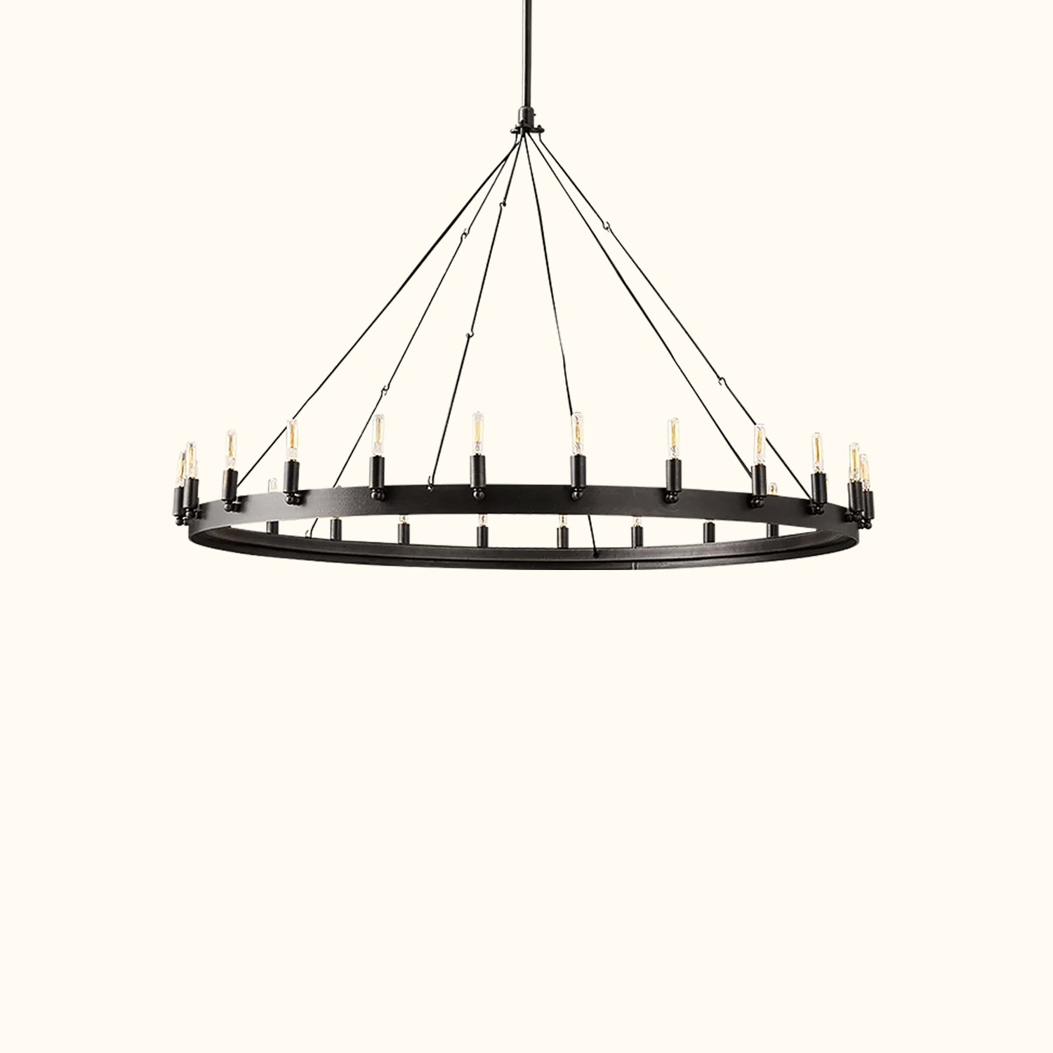 Camino Vintage Filament Round Chandelier - Image 7