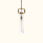 Machinist Glass Cylinder Pendant Light