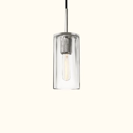 Utilitaire Cylinder Shade Pendant Light